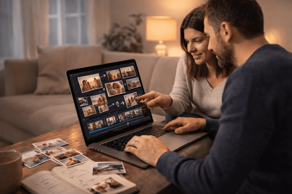 fotoslideshow van foto's met muziek