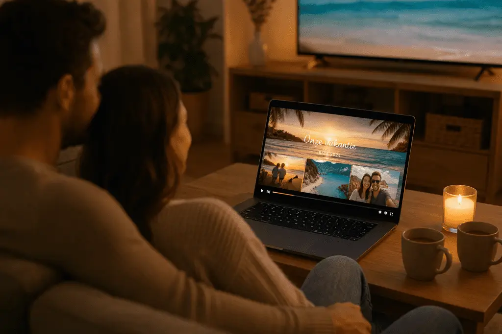 vakantie slideshow laten maken voorbeeld op tv