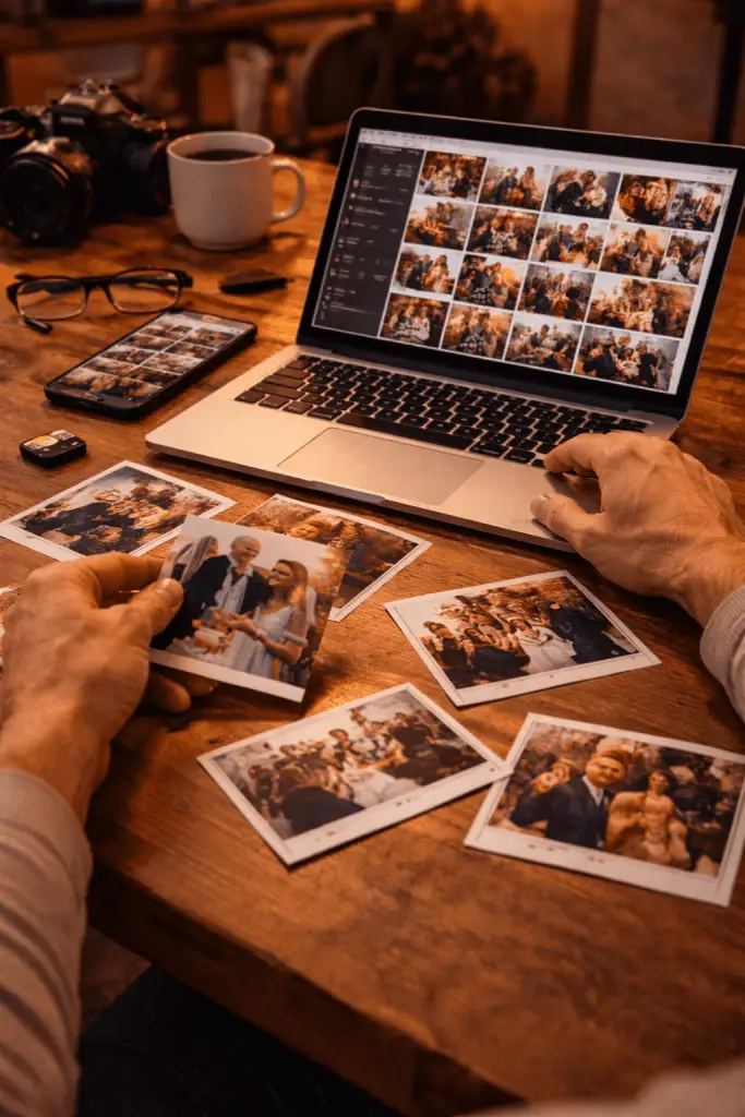 foto's selecteren voor slideshow met muziek